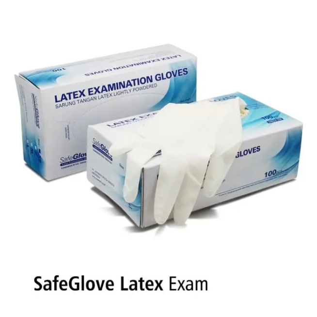 Sarung Tangan Exam Latex Safeglove